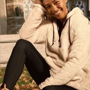 VS PINK Hooded Sherpa Hoodie  EUC